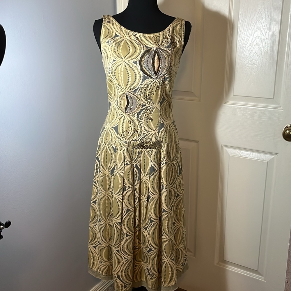 Rutzou dress with sequin details
